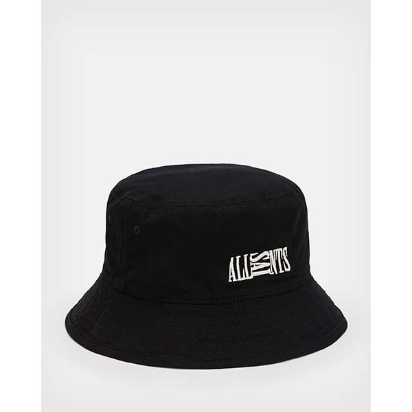 Allsaints Australia Mens Oppose Bucket Hat Black AU08-726